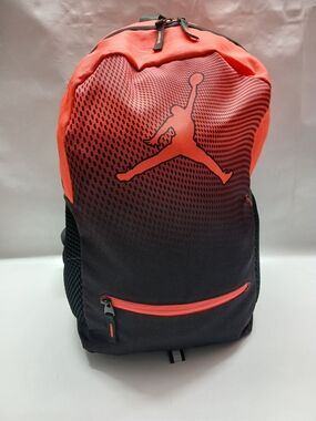 Jordan Men's Black & Orange Jumpman Backpack
